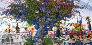 This tablescape by Park Shores from the last edition of Naples Tables showcases the ingenuity that participants bring to the annual event