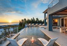 Architecture by RG Designs, design by Adelyn Charles Interiors, and landscaping by Outside Productions