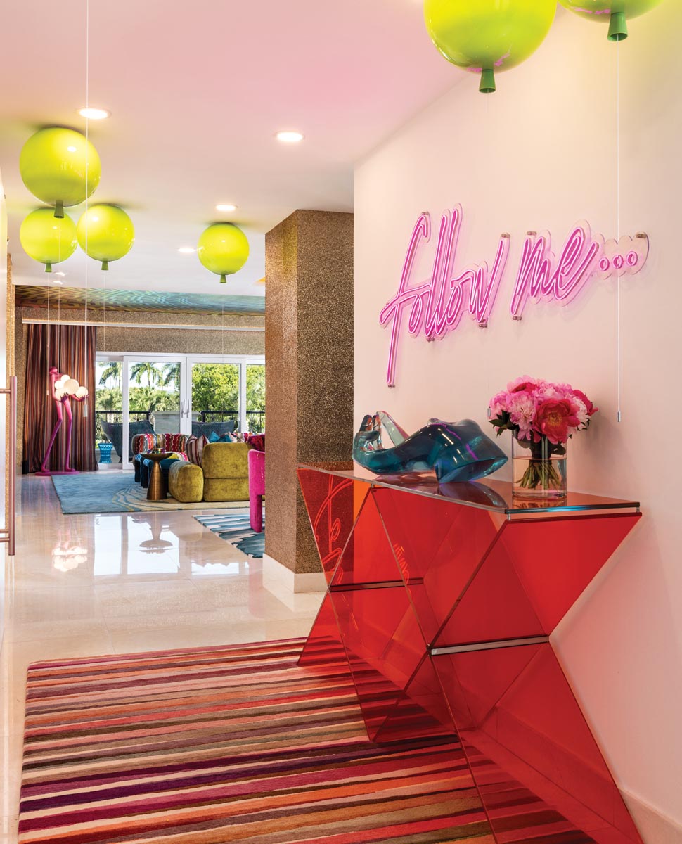 Fisher Island Residence is a Celebration of Color - Florida Design